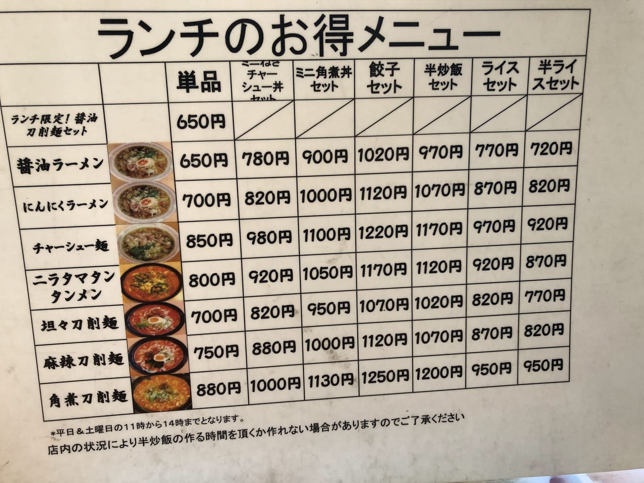 刀削麺10