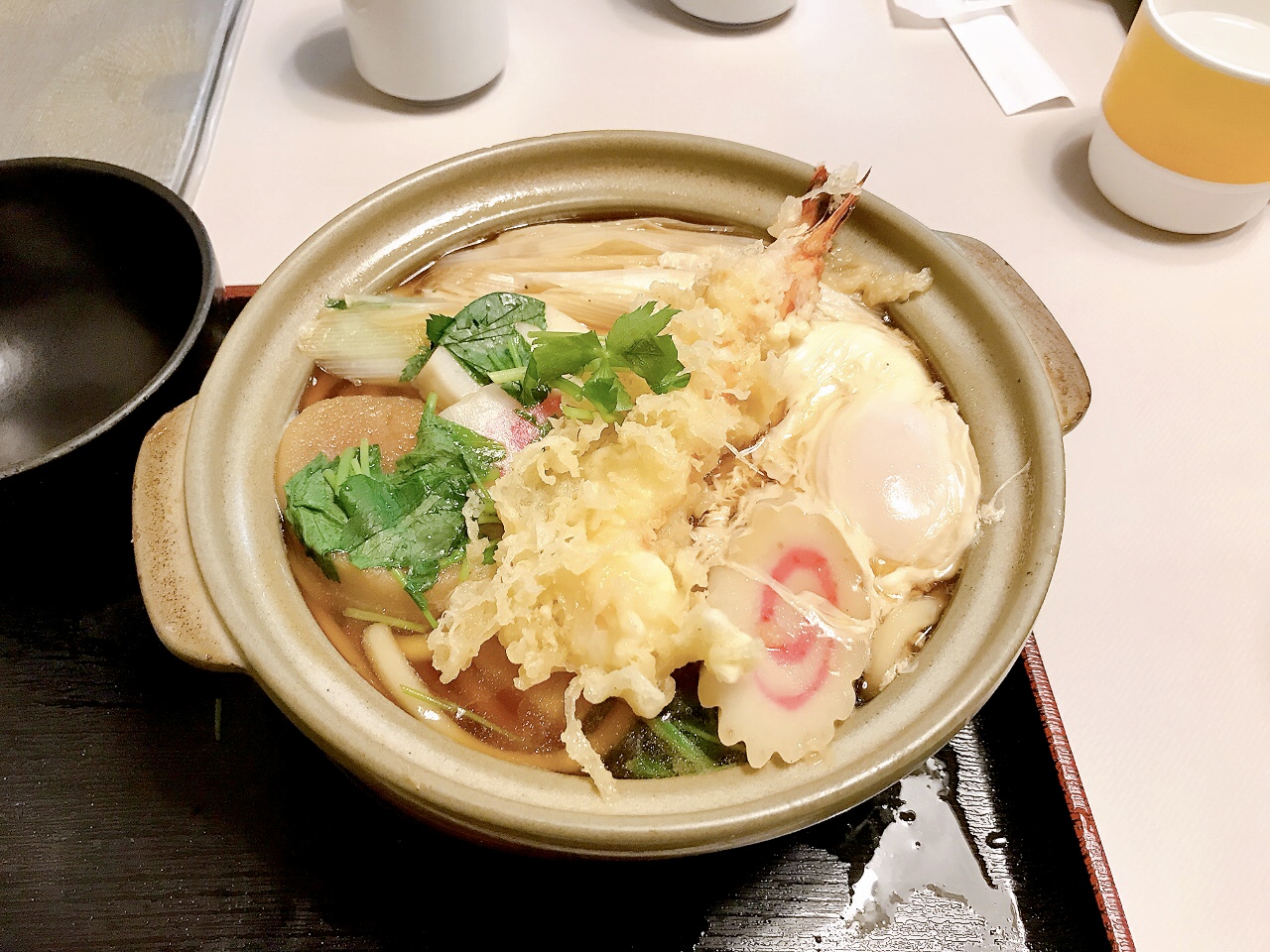 2024年8月「一徳庵」の鍋焼きうどん