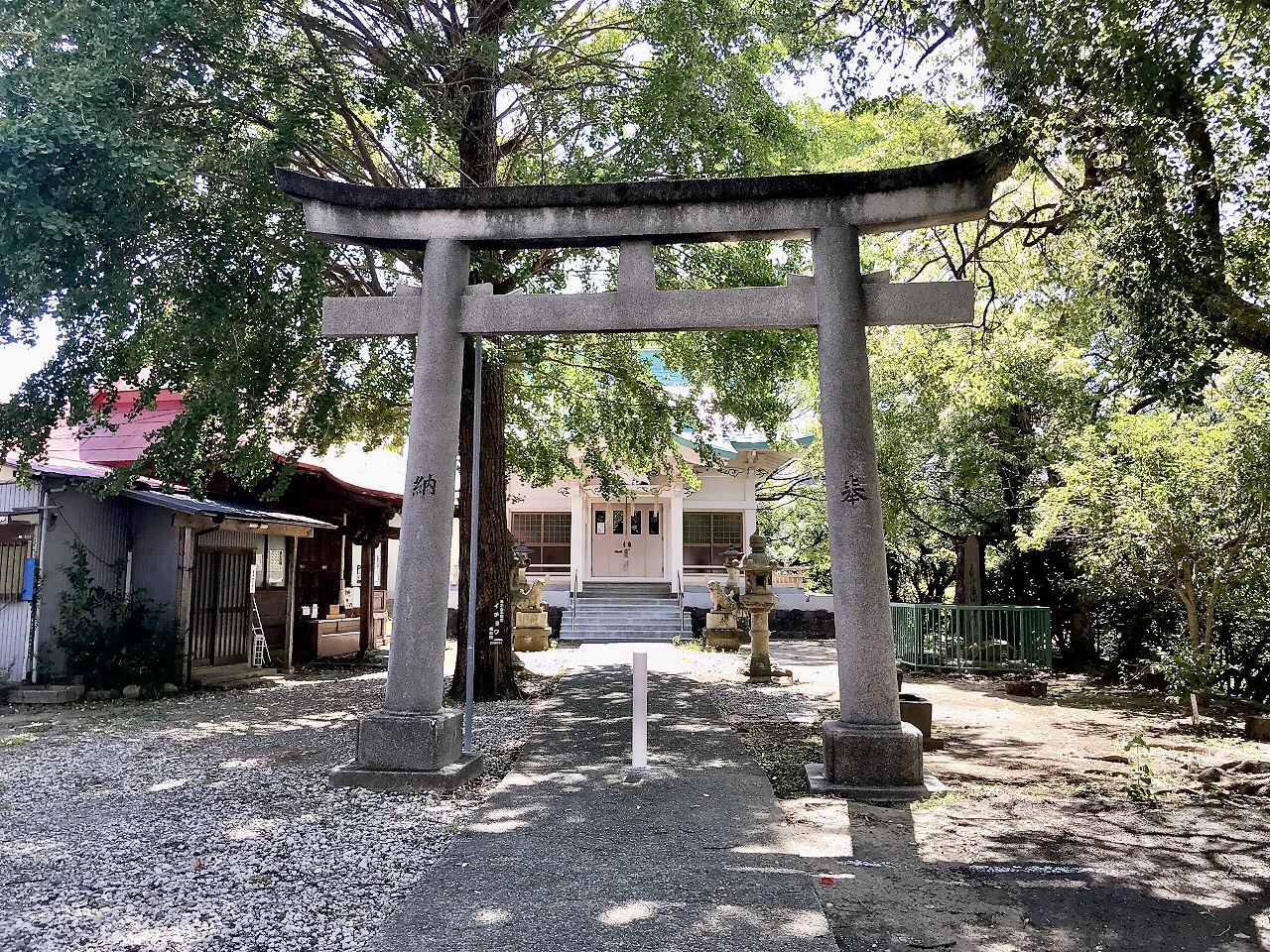 2024年9月「青木神社」鳥居