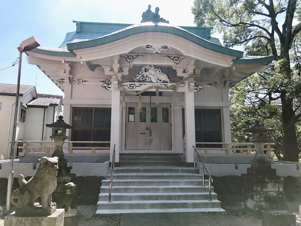 2024年9月「青木神社」社殿