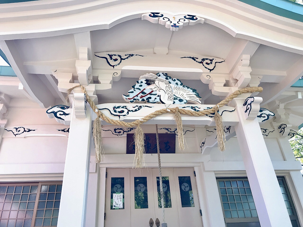 2024年9月「青木神社」社殿02