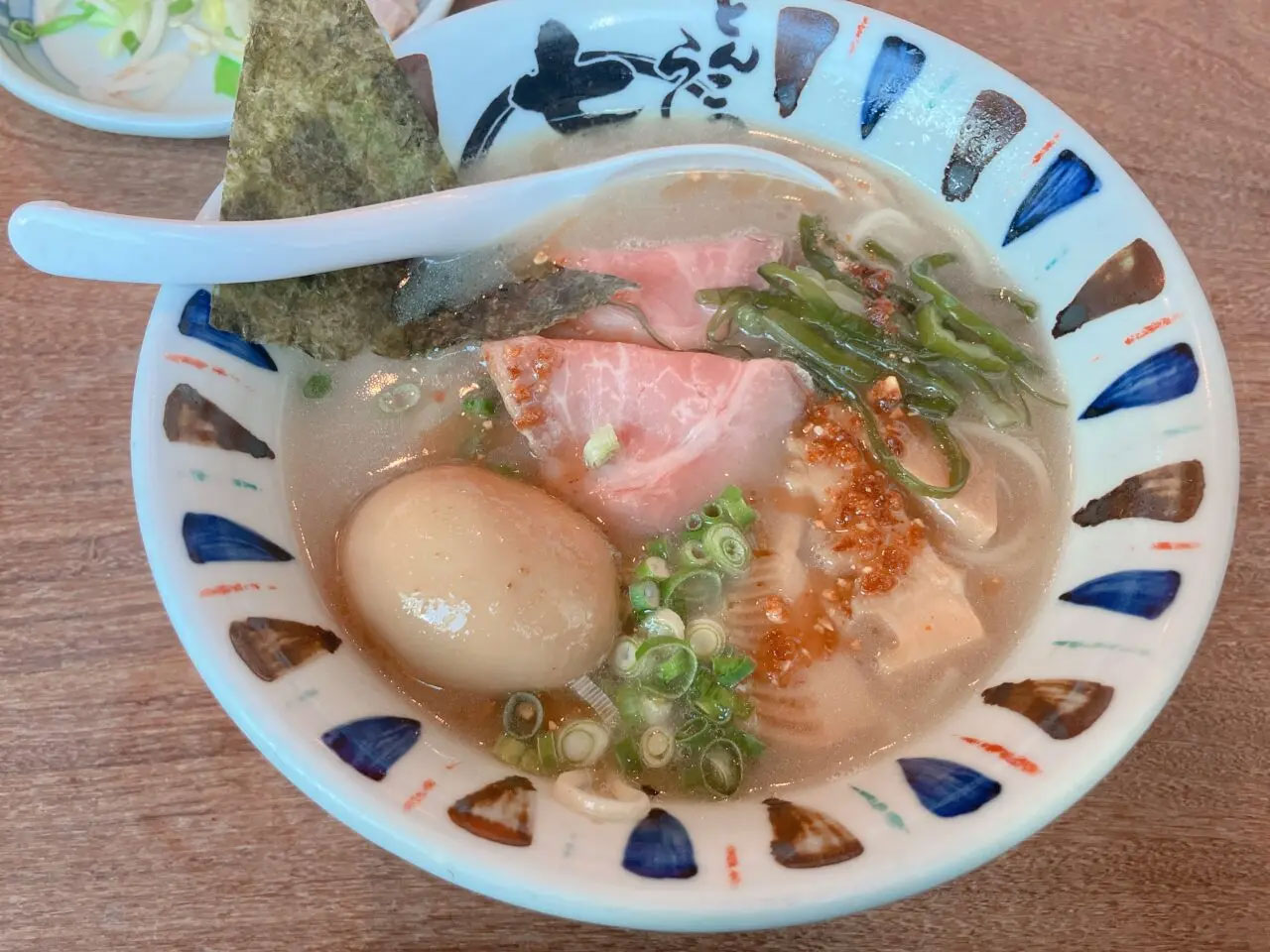 2025年5月「とんこつらーめん七志 上大岡店」七志 味玉