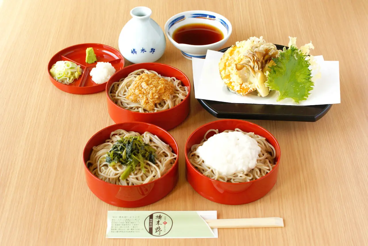 2025年5月「大信州展」信州山の幸食べ比べそばセット