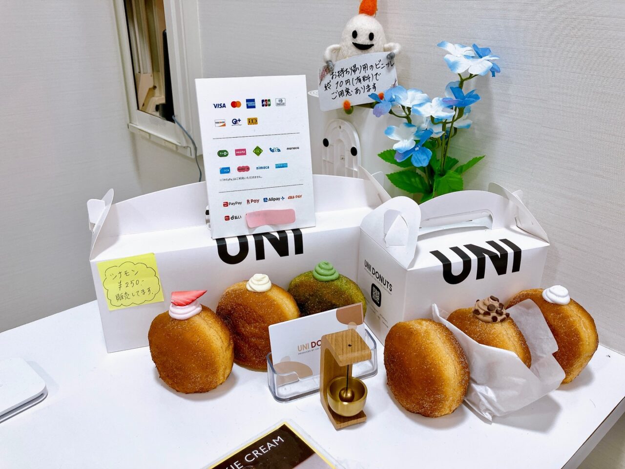 2025年7月「UNI DONUTS上大岡ミオカ」内観