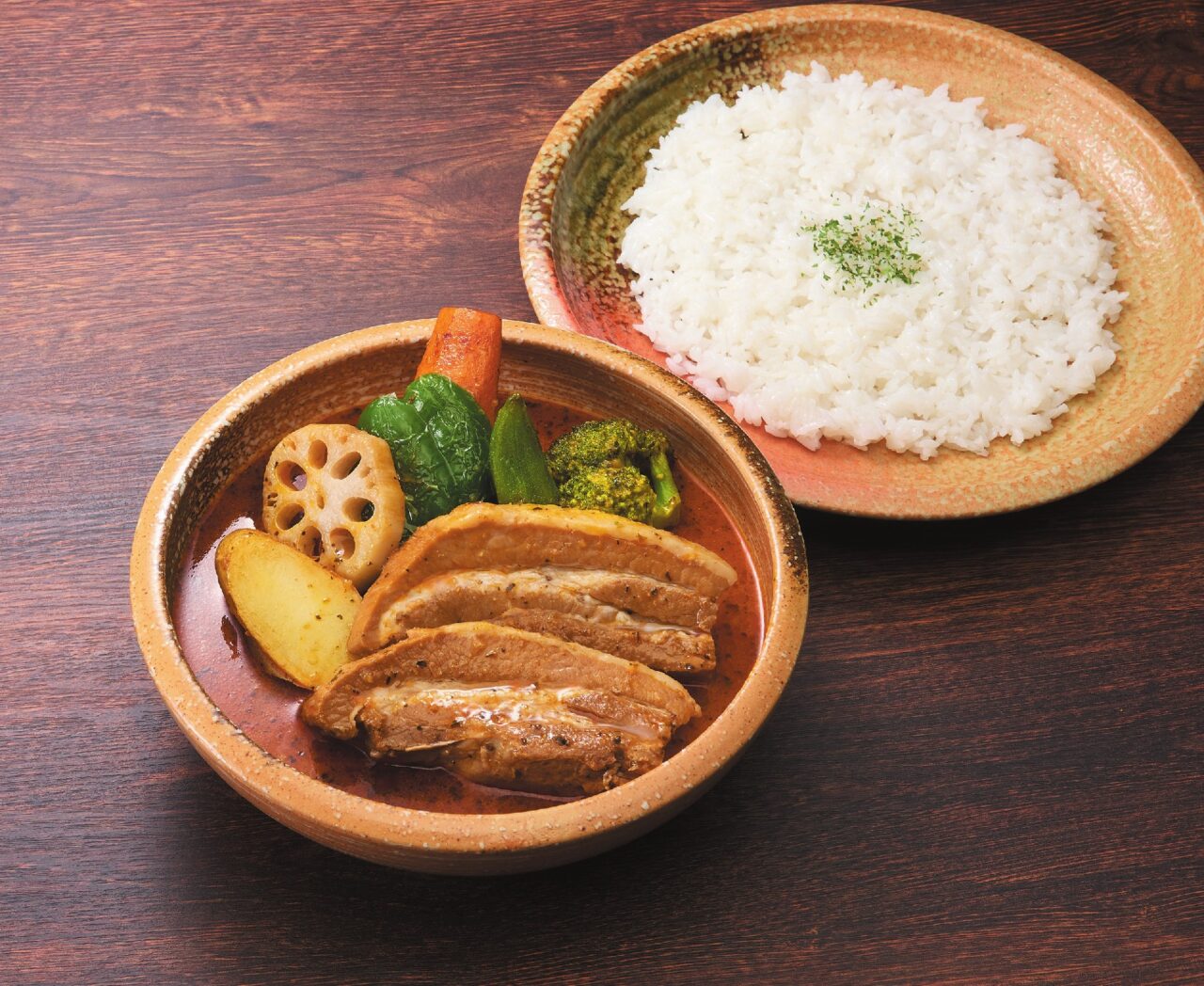 2025年9月「第30回大北海道展」北海道産豚角煮と野菜のスープカレー