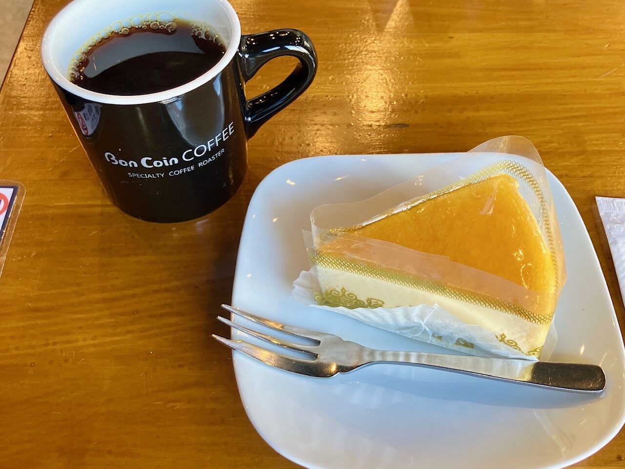 2025年11月「Bon Coin COFFEE」ケーキセット