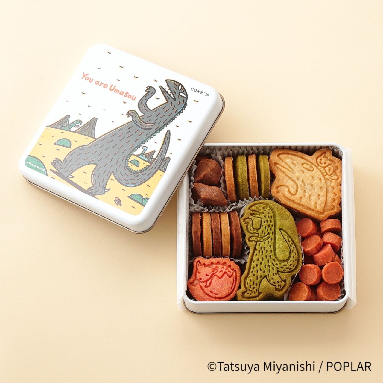 2025年11月「名作絵本のクッキー缶セレクション by Cake.jp」おまえうまそうだな