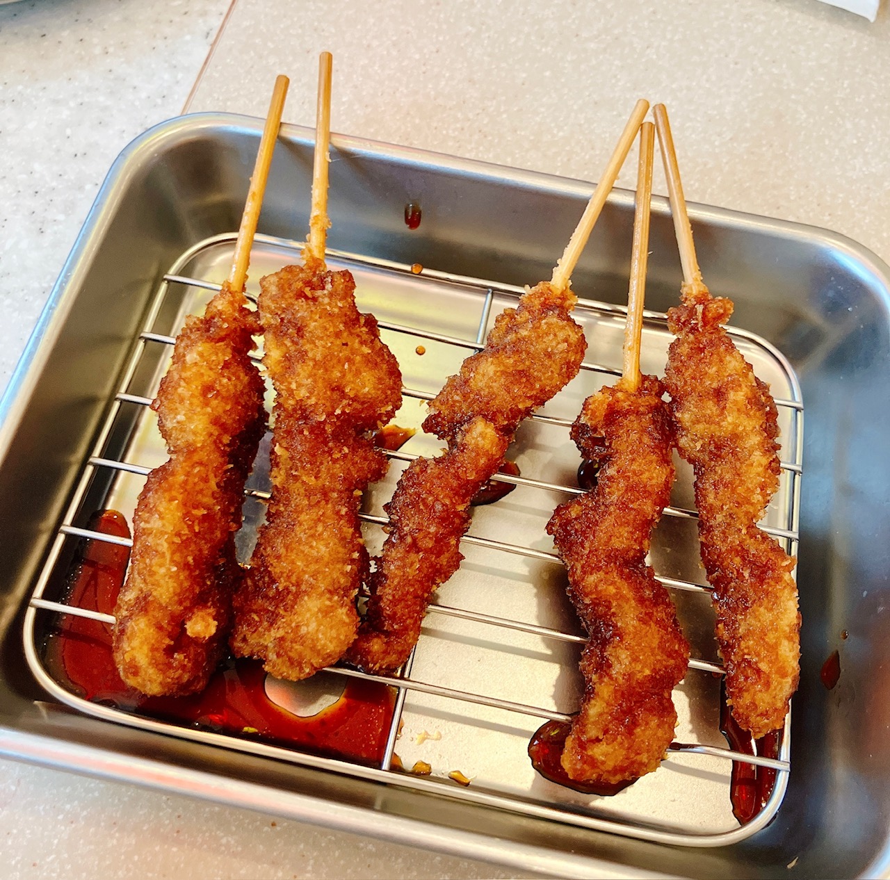 2025年12月「串カツ田中 上大岡駅前店」無限ニンニクホルモン串