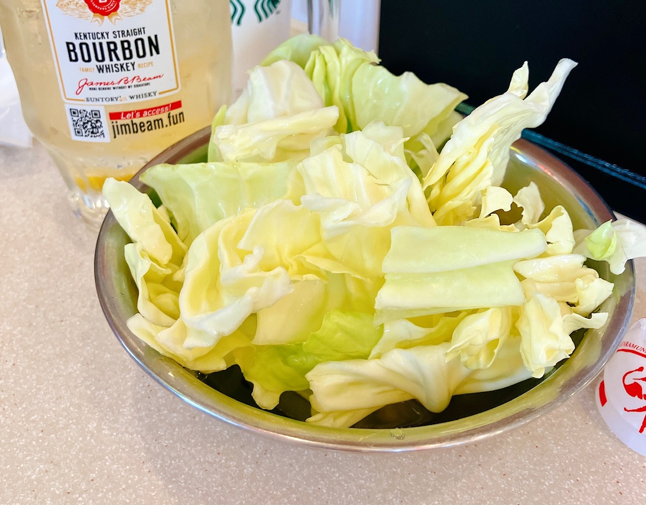 2025年12月「串カツ田中 上大岡駅前店」キャベツ