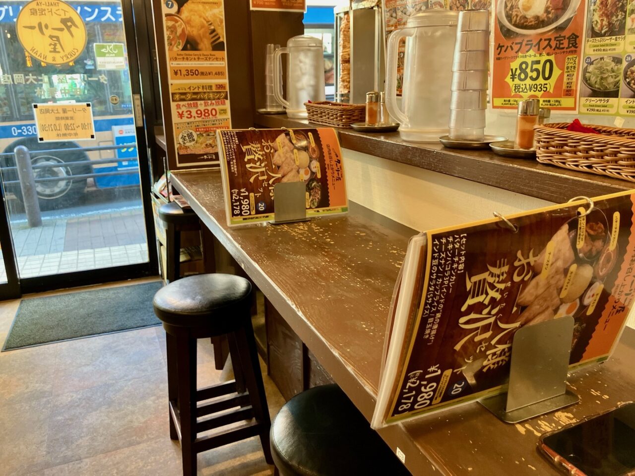 2025年12月「インド定食ターリー屋上大岡店」内観