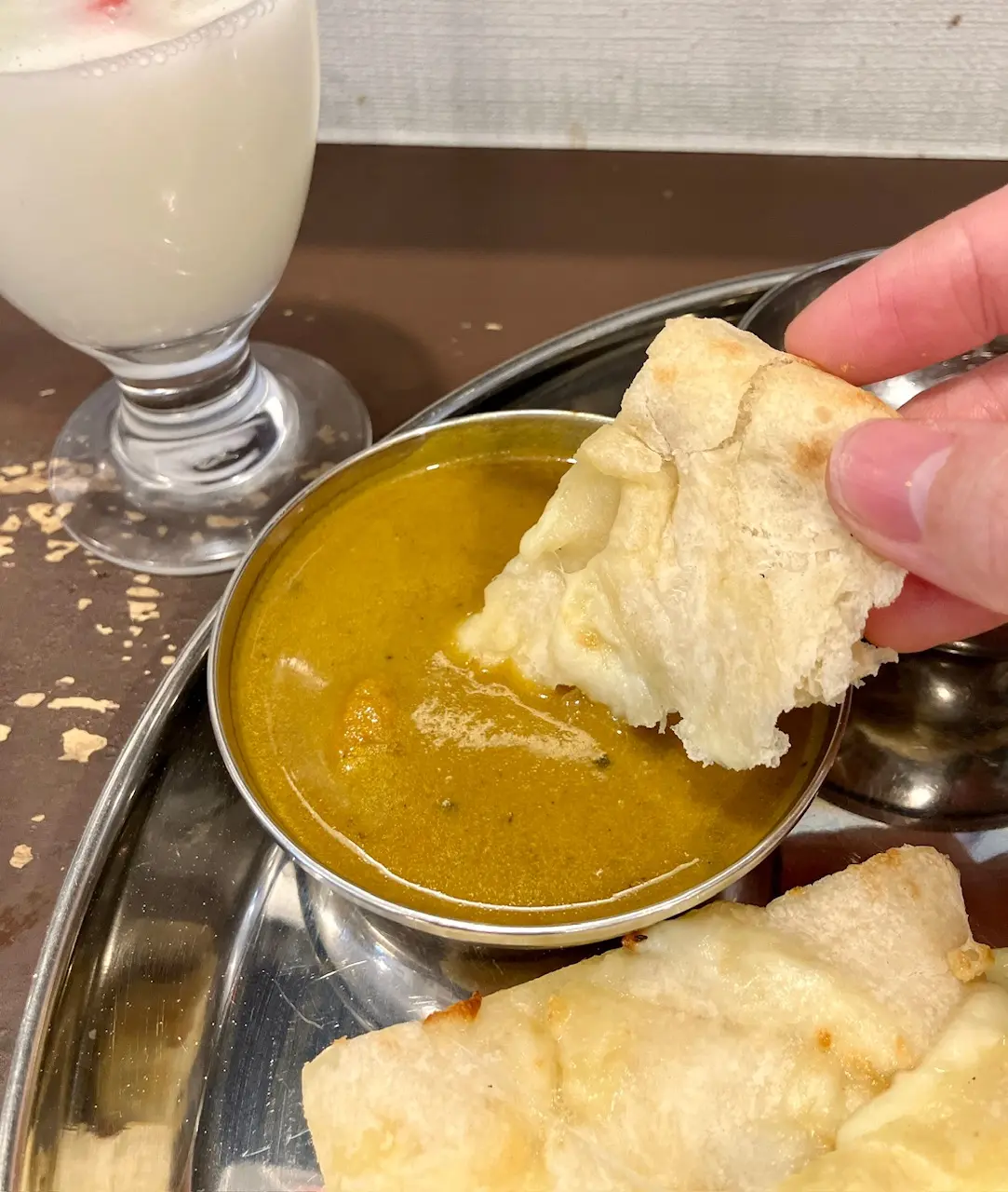 2025年12月「インド定食ターリー屋上大岡店」チーズナン02