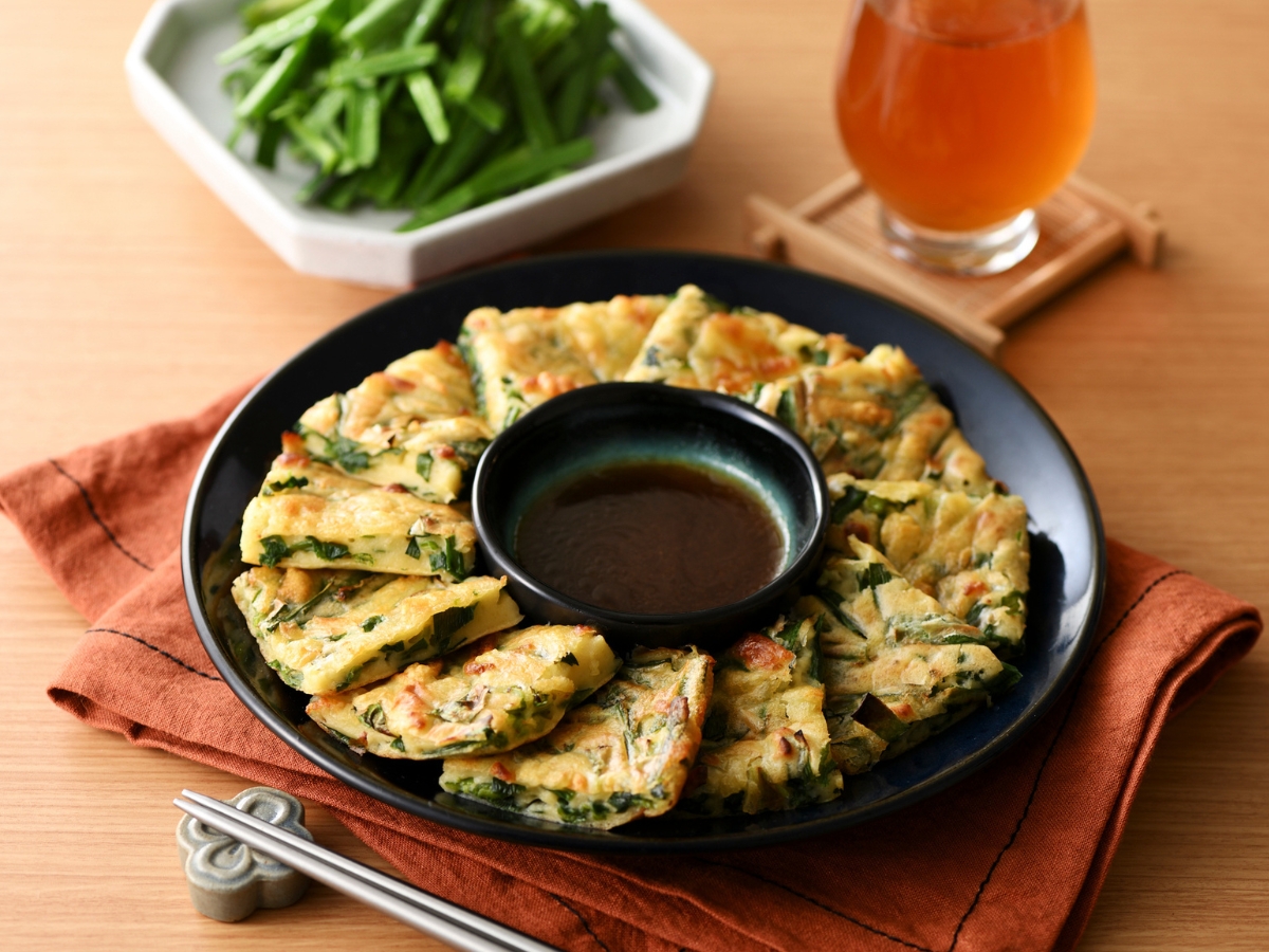 2025年12月「ザ ブッフェ ニューマーケット 京急上大岡」ニラチヂミ