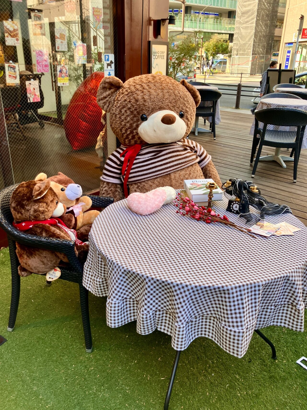 2026年2月「アバロンコーヒー」テラス席