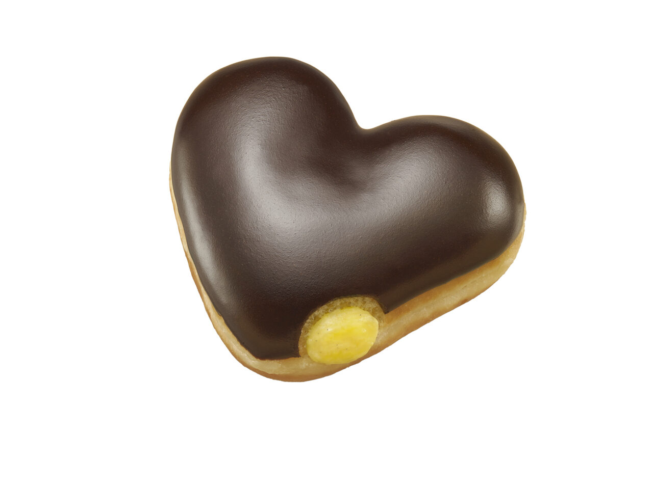 2026年2月「クリスピー・クリーム・ドーナツ上大岡京急店」チョコ カスタード ハート