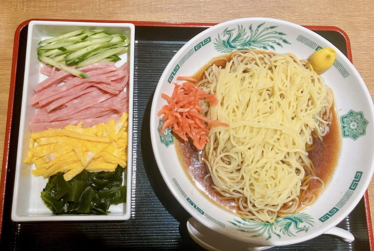 2026年5月「黒酢しょうゆ冷し麺」日高屋