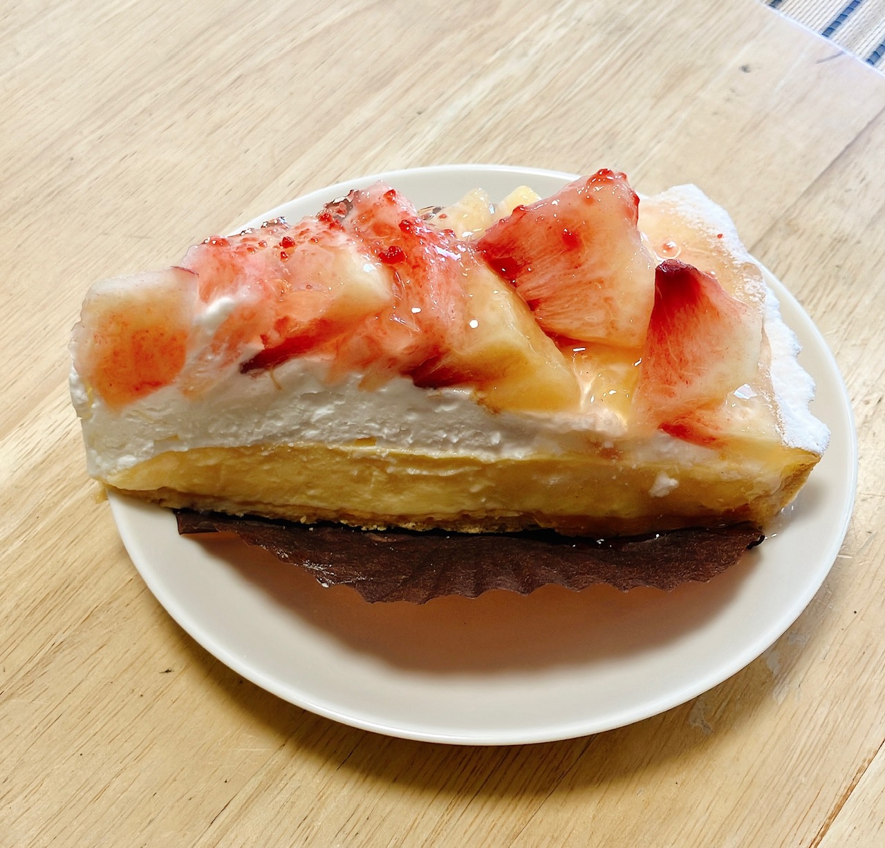 2026年8月「CAKE&BAKE FELICE」桃のフランタルト02