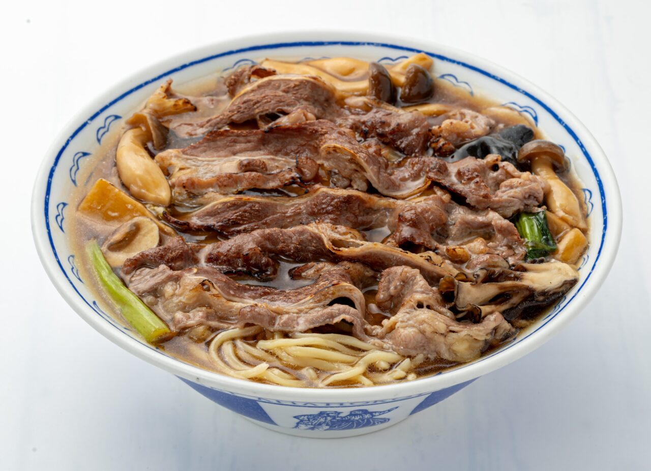2026年9月「焦がし醤油の炙り牛しゃぶ きのこあんかけ麺」メニュー